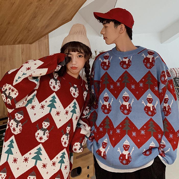 Pull de noel homme femme assortis outlet