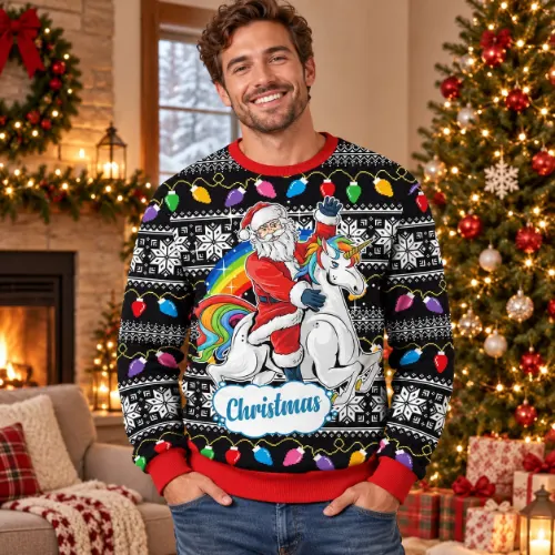 Pull de Noel Licorne